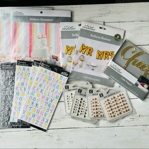 Lot of Party Decorations and Stickers